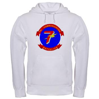 7CB - A01 - 03 - 7th Communication Battalion - Hooded Sweatshirt - Click Image to Close